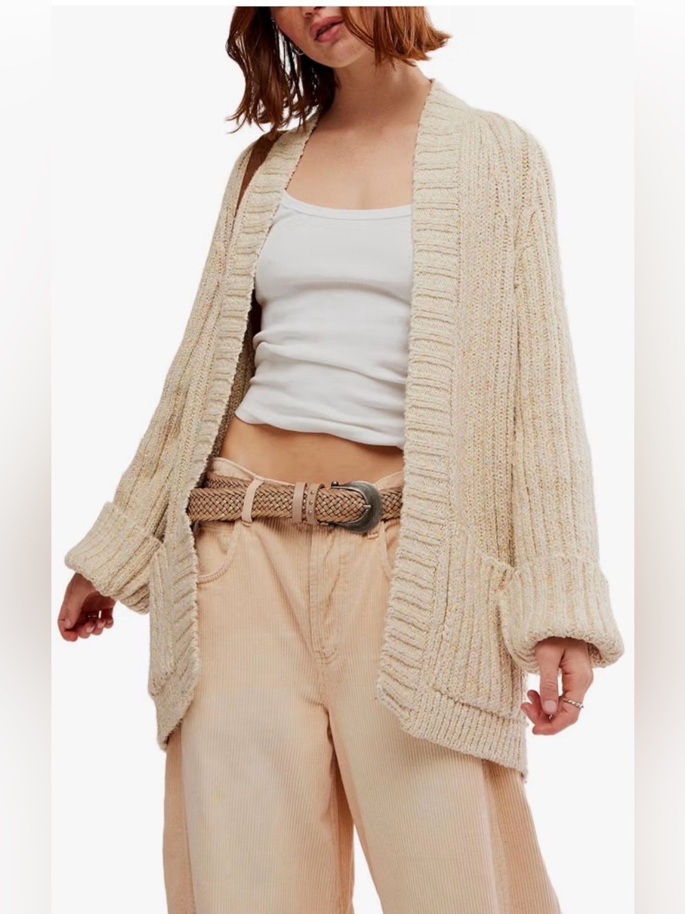 Free People Blossom Knit Cardigan